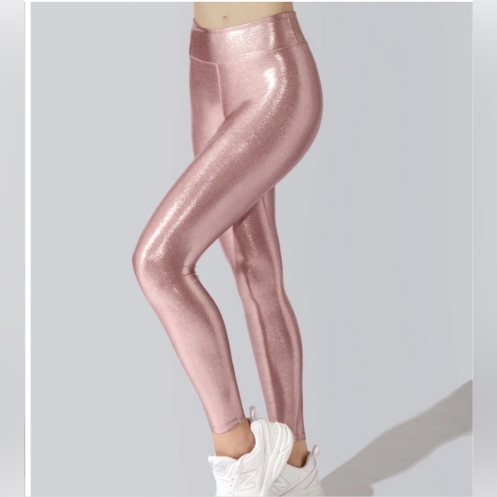 Heroine Sport Metallic Pink Leggings XS